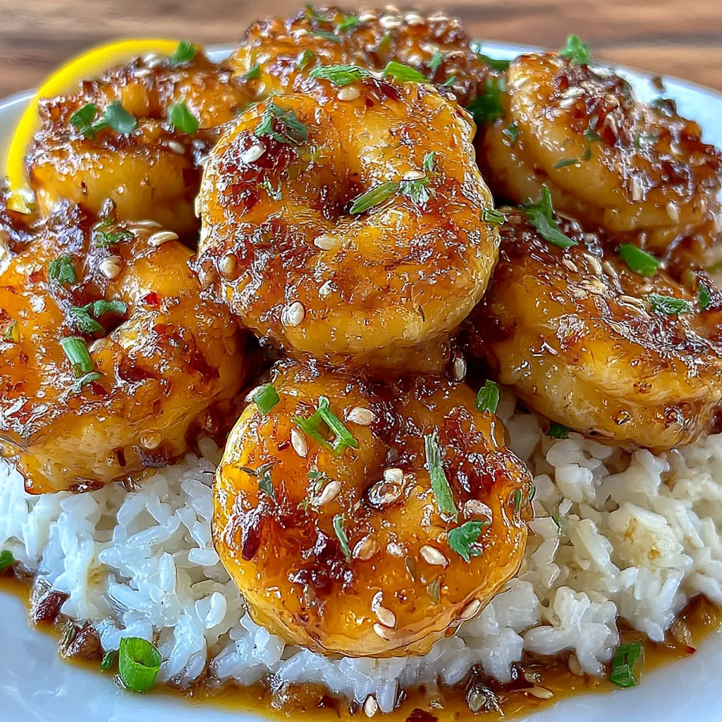 High-Protein Honey Garlic Shrimp