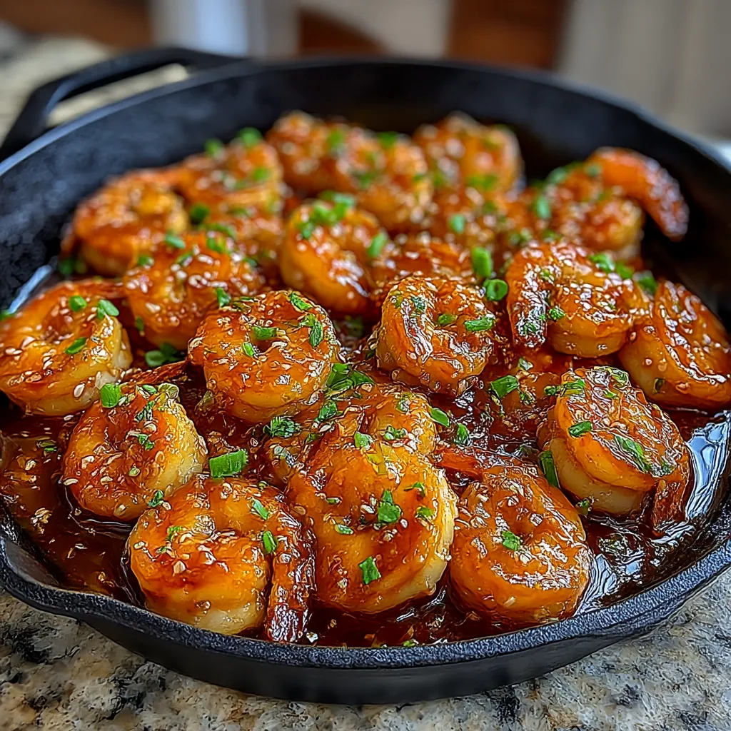 High-Protein Honey Garlic Shrimp