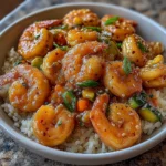 Honey Garlic Shrimp Bowls