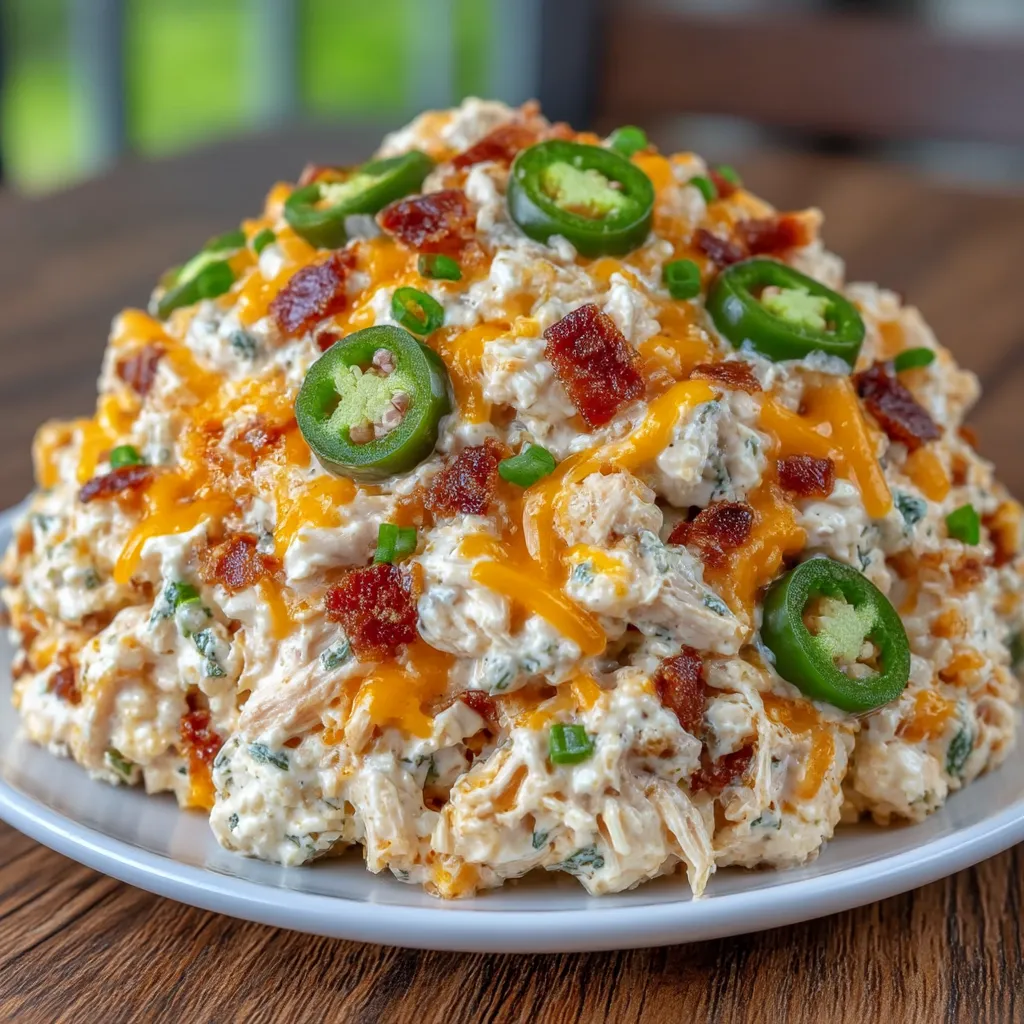 Jalapeño Popper Chicken Salad