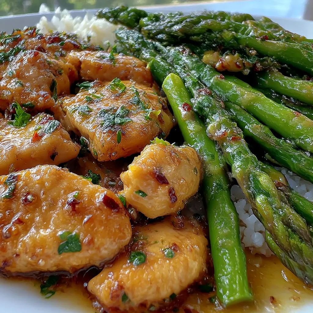 Lemon Chicken Asparagus Stir-Fry