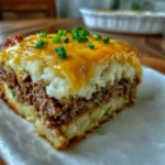Loaded Potato and Meatloaf Casserole