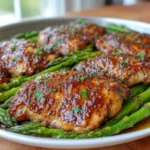 One-Pan Balsamic Chicken and Asparagus