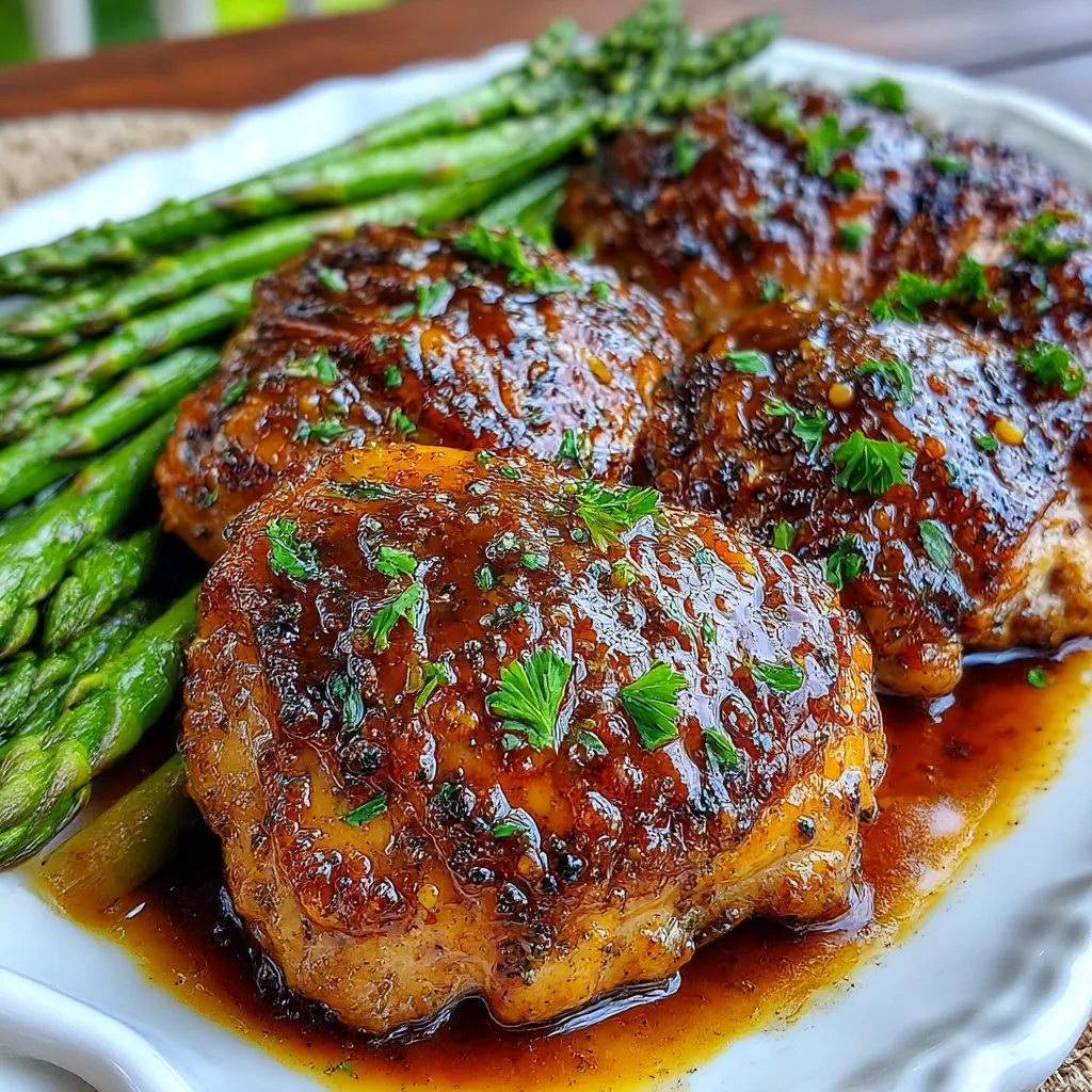 One-Pan Balsamic Chicken and Asparagus