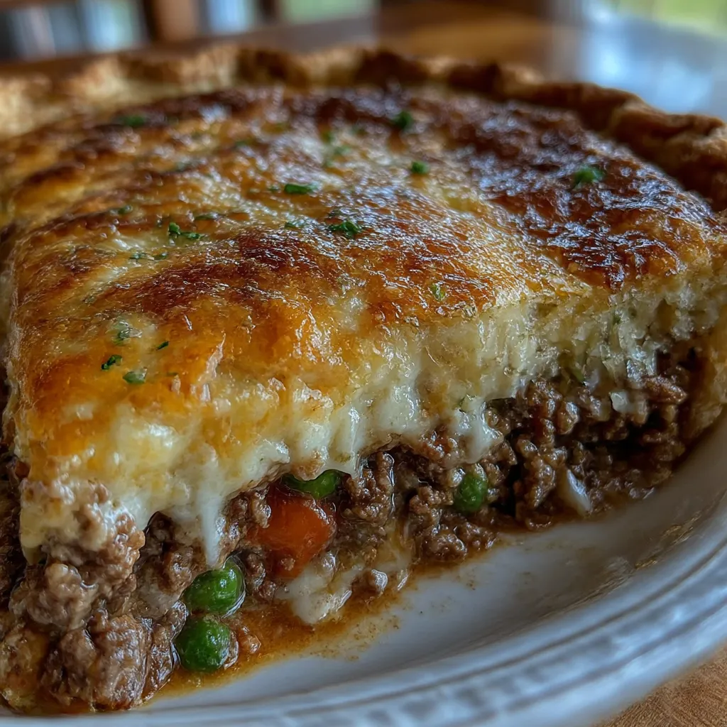 One-Pan Cheeseburger Pie Dinner