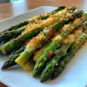 Oven Roasted Garlic Parmesan Asparagus