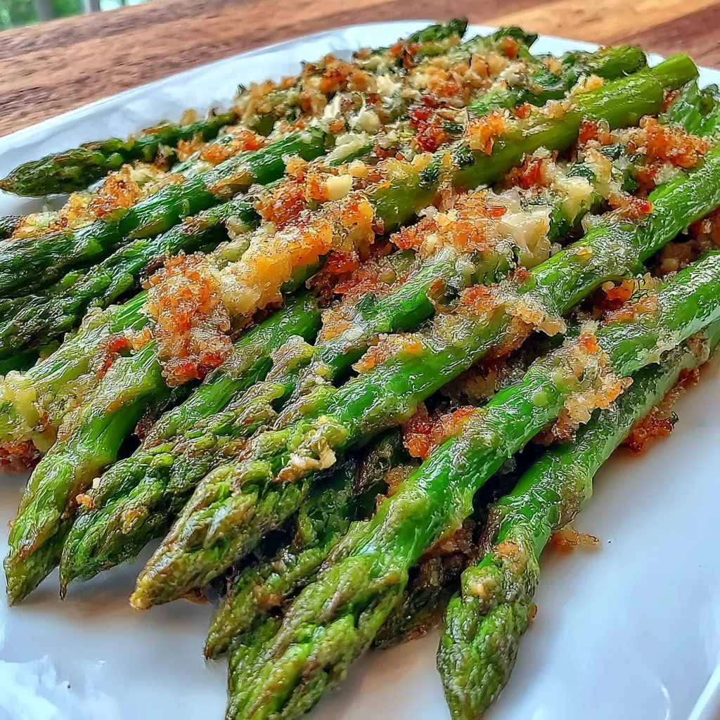 Oven Roasted Garlic Parmesan Asparagus