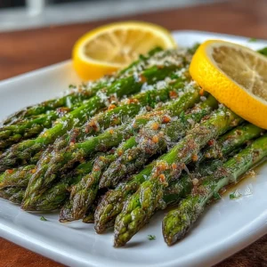 Roasted Asparagus Recipe With Garlic And Lemon