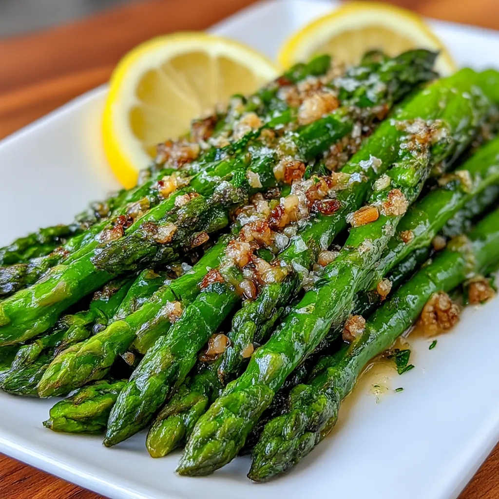 Roasted Asparagus Recipe With Garlic And Lemon