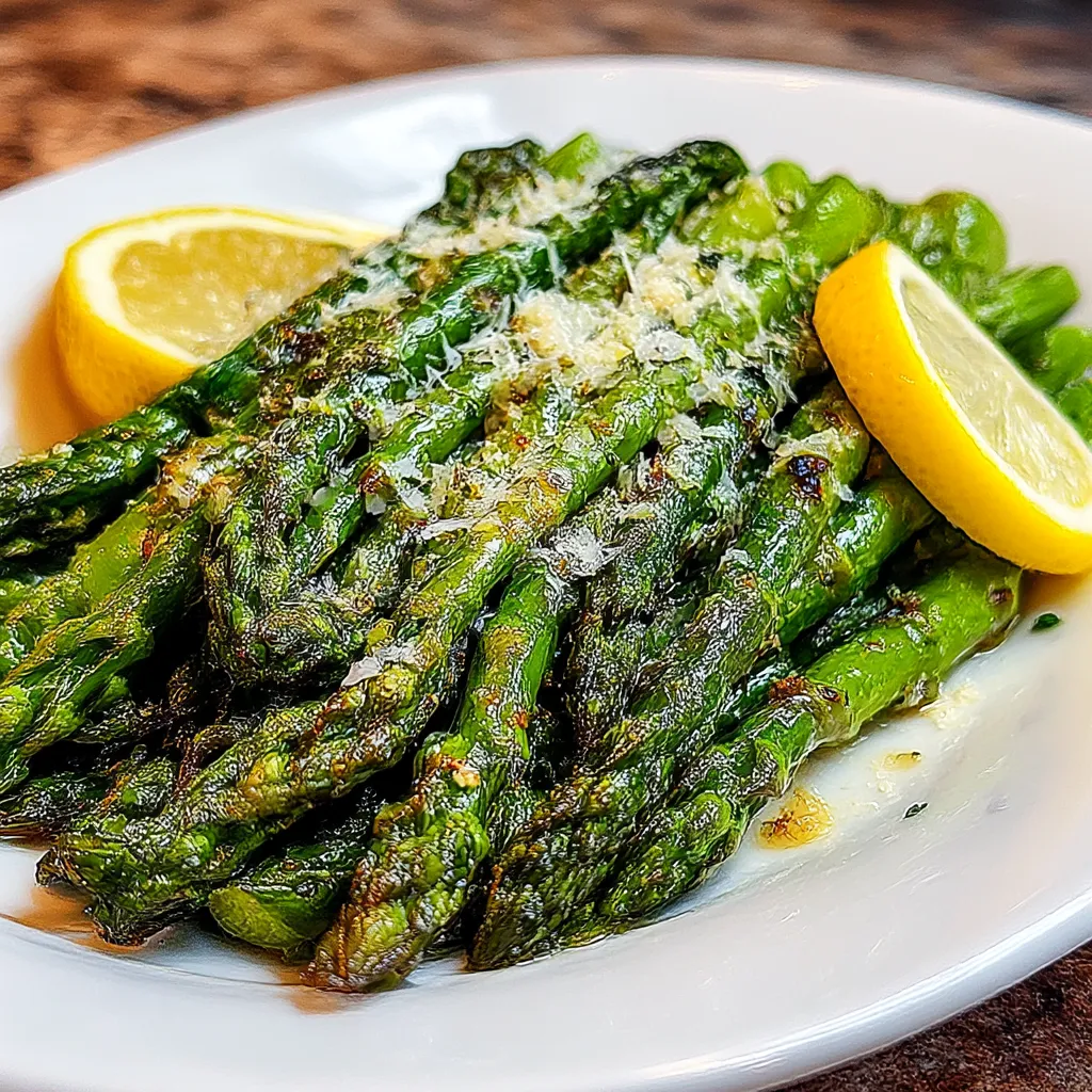 Roasted Asparagus Recipe With Garlic And Lemon