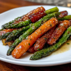 Roasted Asparagus and Carrots