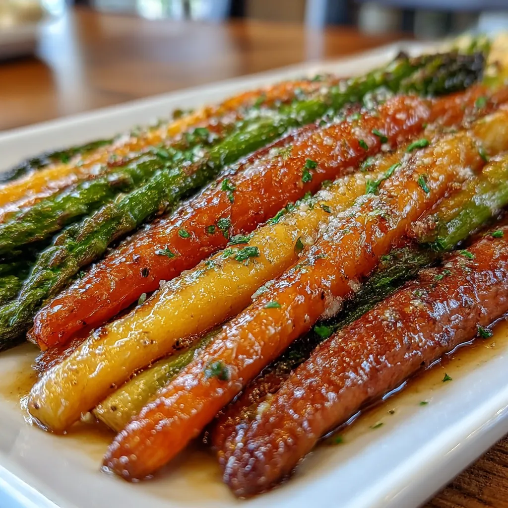 Roasted Asparagus and Carrots