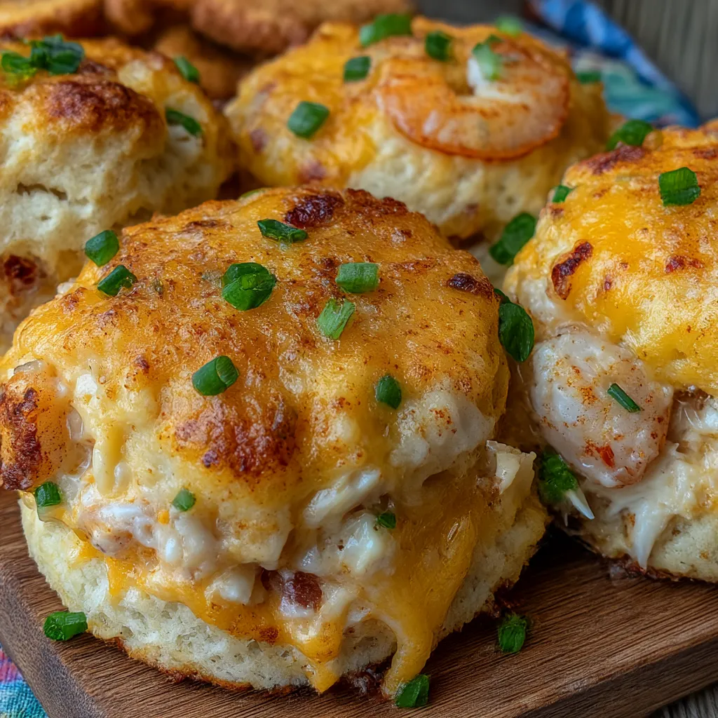 Shrimp Crab Biscuit Melts