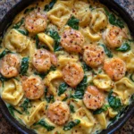 Shrimp and Spinach Tortellini