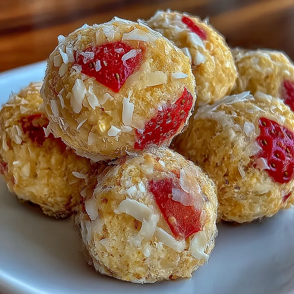 Strawberry Shortcake Bites
