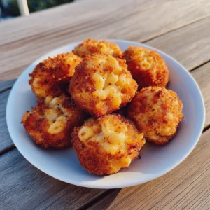 Air Fryer Fried Macaroni and Cheese Balls