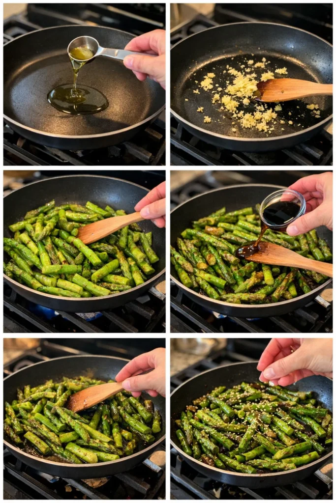 Asian Asparagus with Ginger and Soy Sauce