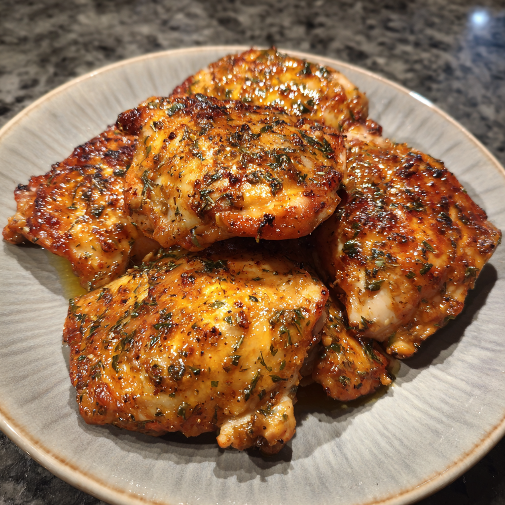 Baked Ranch Chicken Thighs