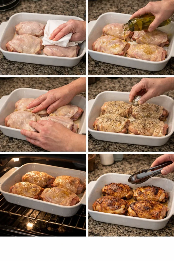 Baked Ranch Chicken Thighs