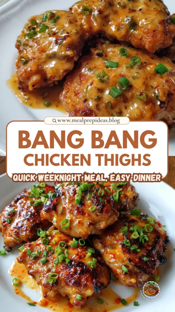 Bang Bang Chicken Thighs