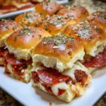 Beef Pepperoni Pizza Sliders
