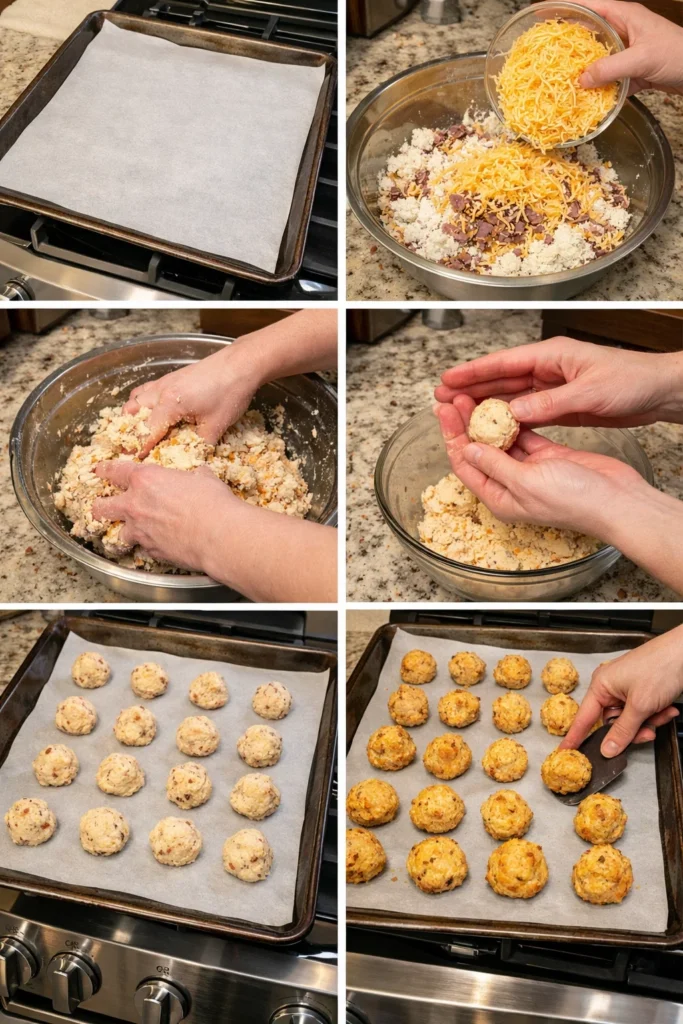 Bisquick Turkey Bacon Balls