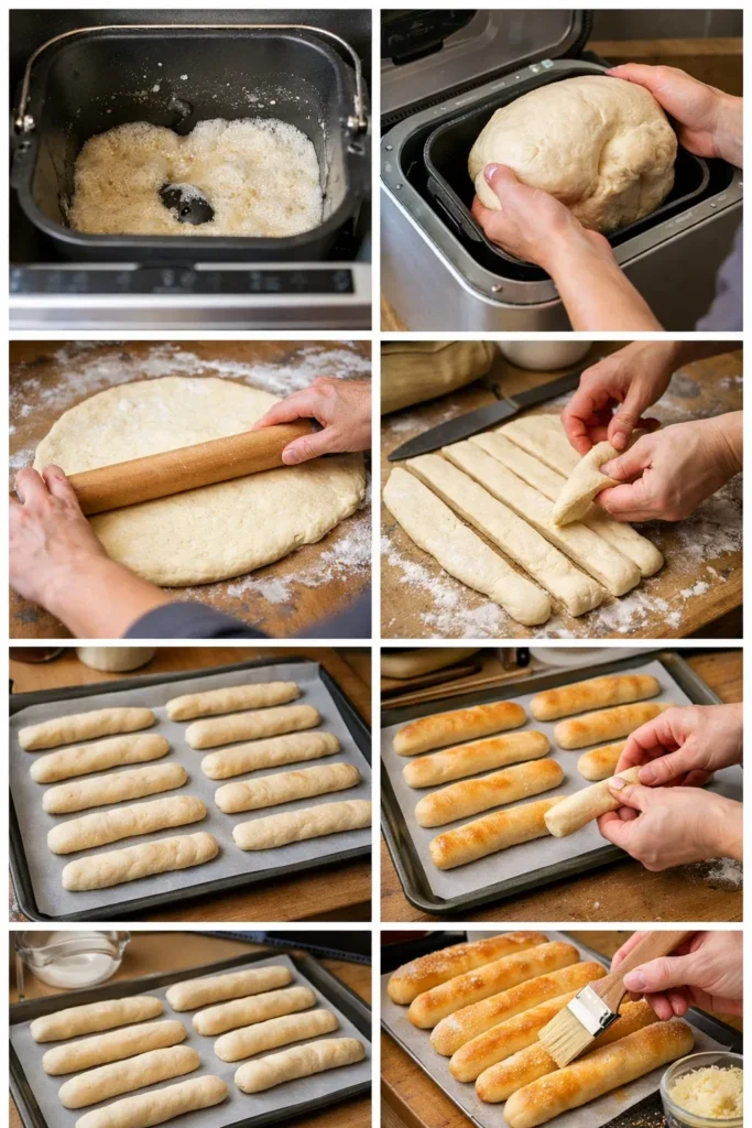 Bread Machine Breadsticks
