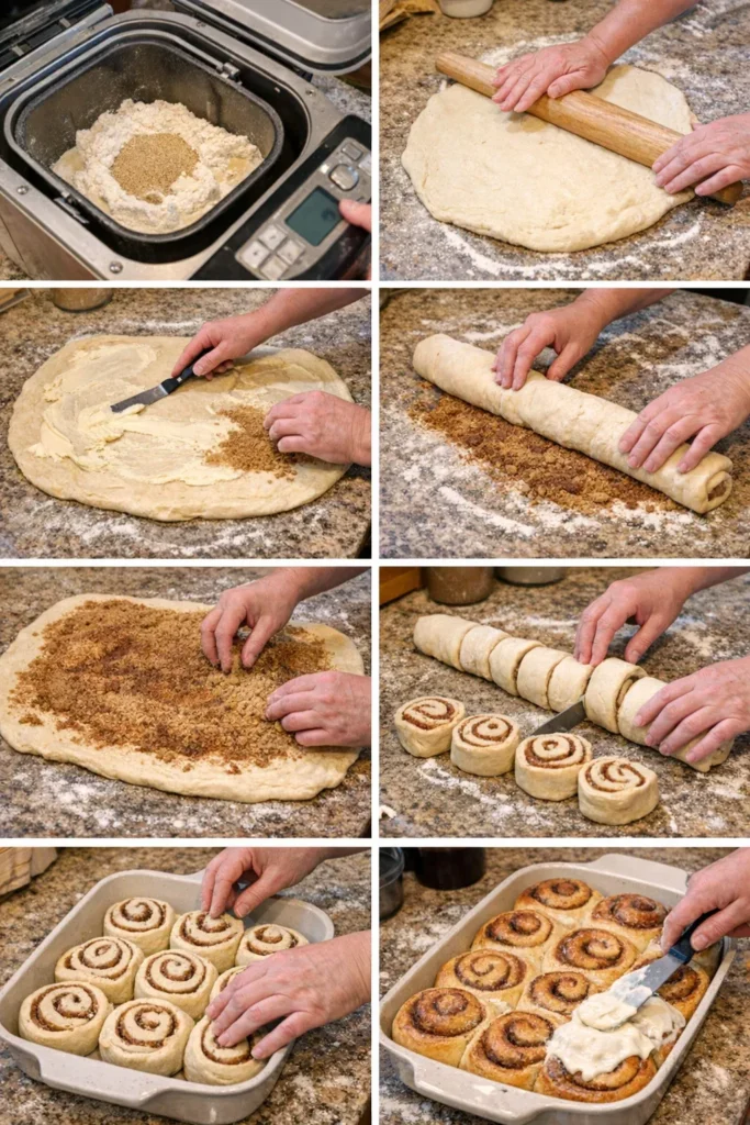 Bread Machine Cinnamon Rolls