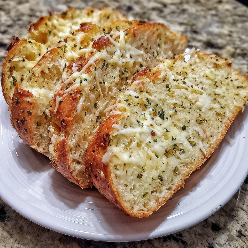 Bread Machine Garlic Cheese Bread