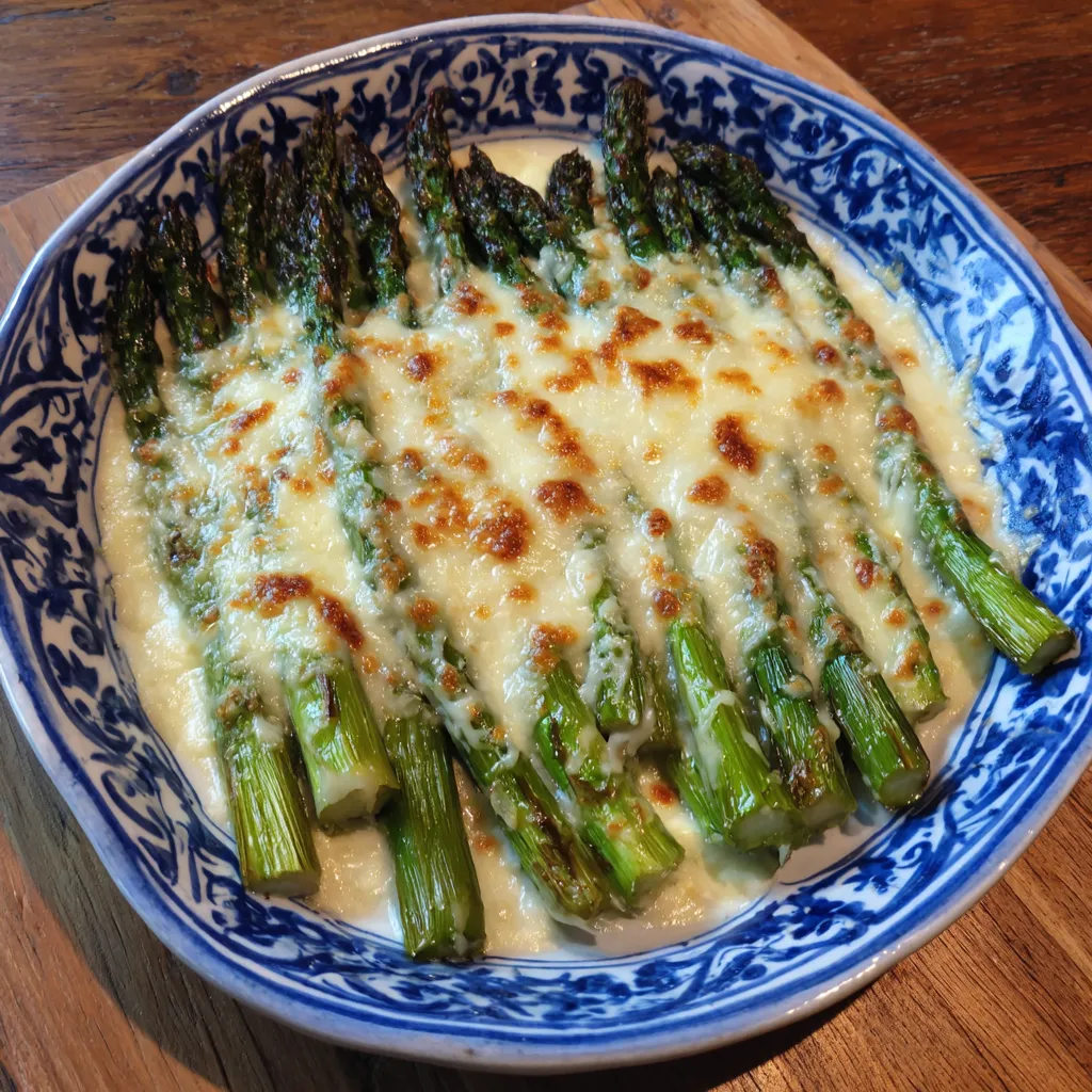 Cheesy Baked Asparagus