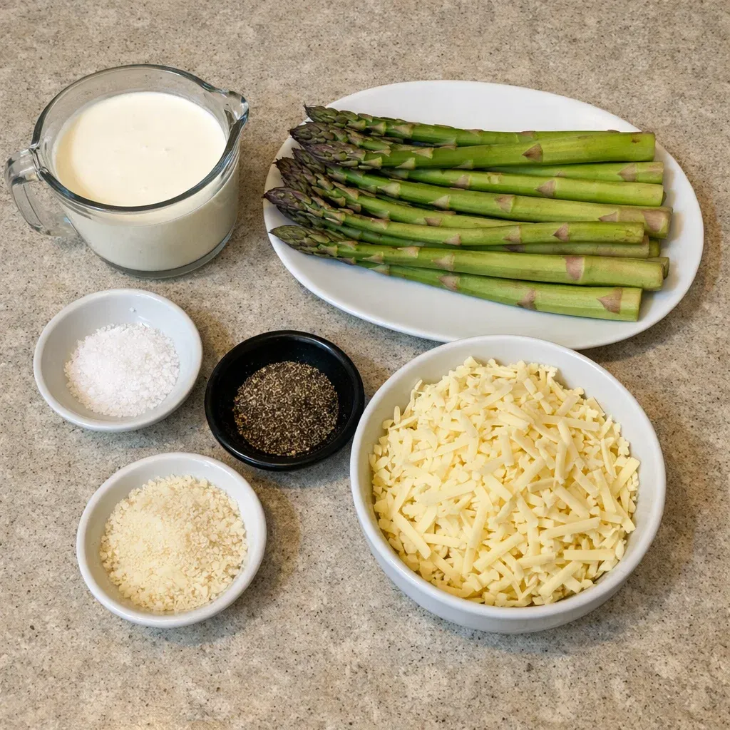 Cheesy Baked Asparagus