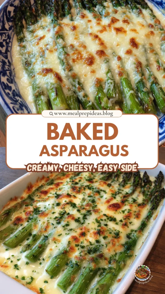 Cheesy Baked Asparagus