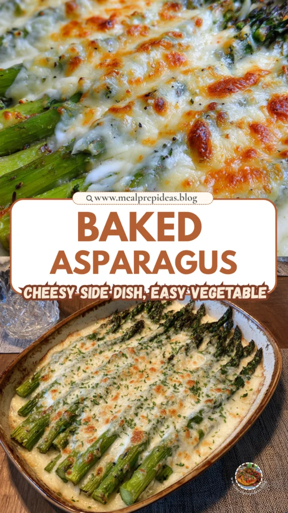 Cheesy Baked Asparagus Goodness