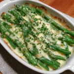 Cheesy Garlic Green Beans