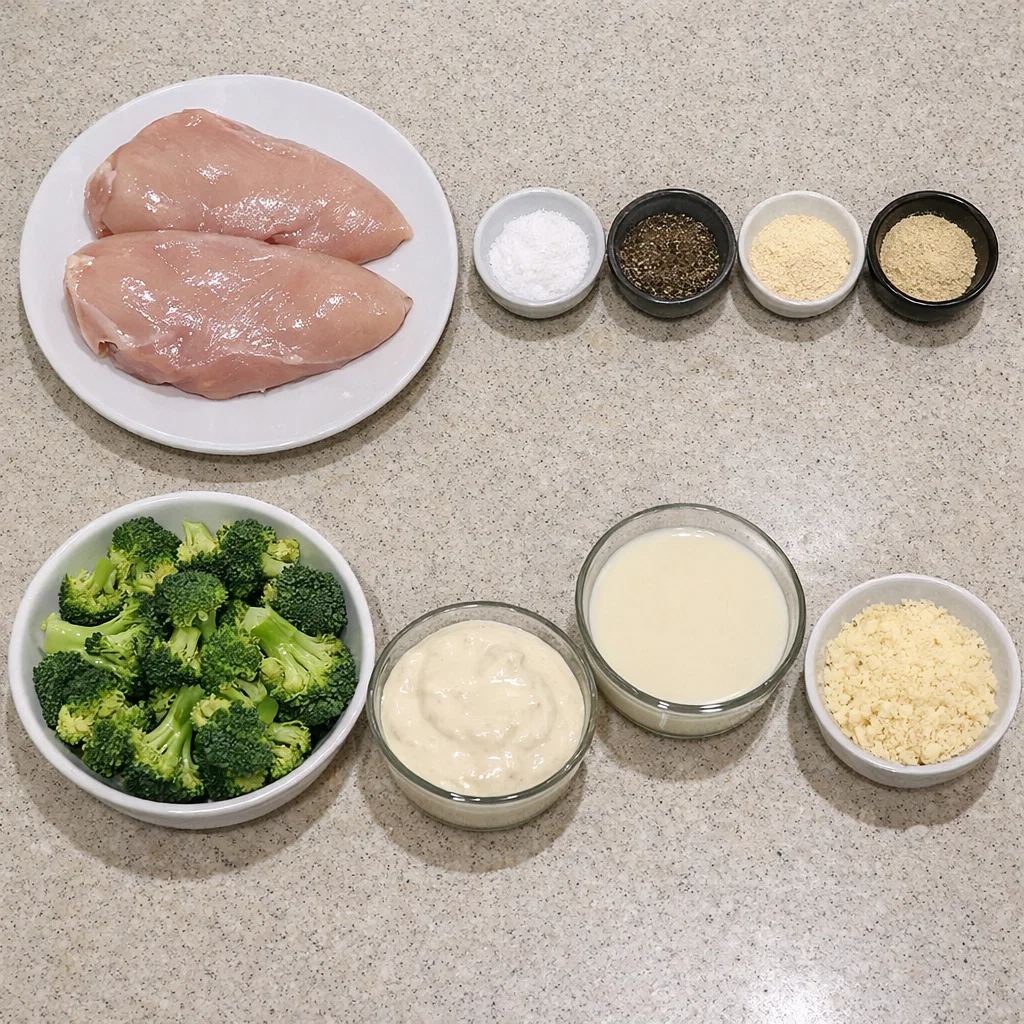 Chicken Alfredo Bake