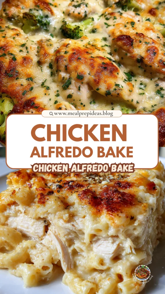 Chicken Alfredo Bake