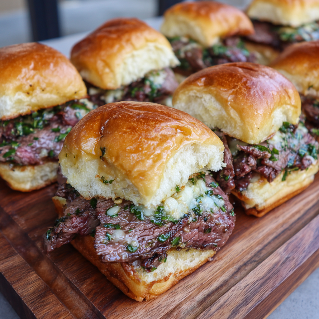 Cowboy Butter Steak Sliders