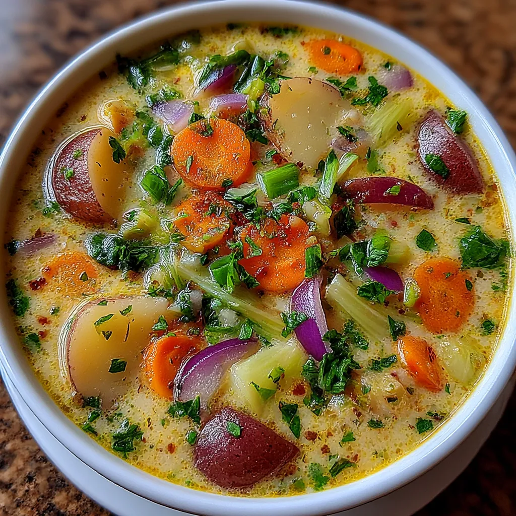 Cream of Spring Vegetable Soup