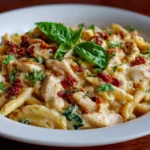 Creamy Asiago Chicken Pasta
