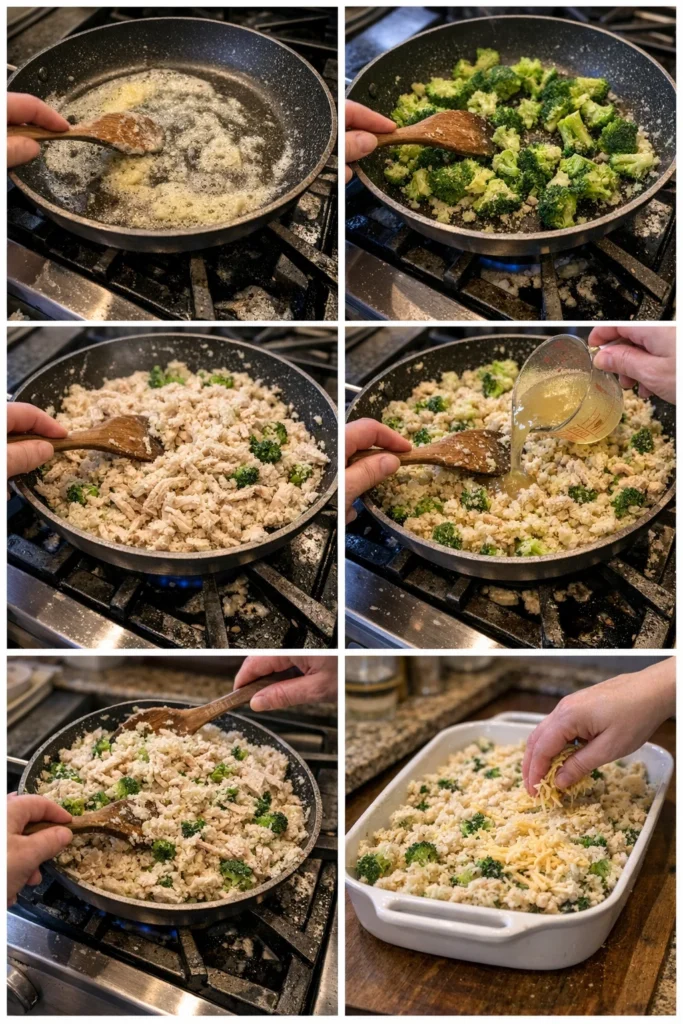 Creamy Chicken Cauliflower Rice Casserole