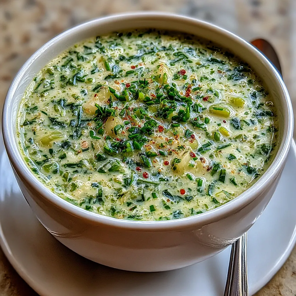 Creamy Dandelion Soup