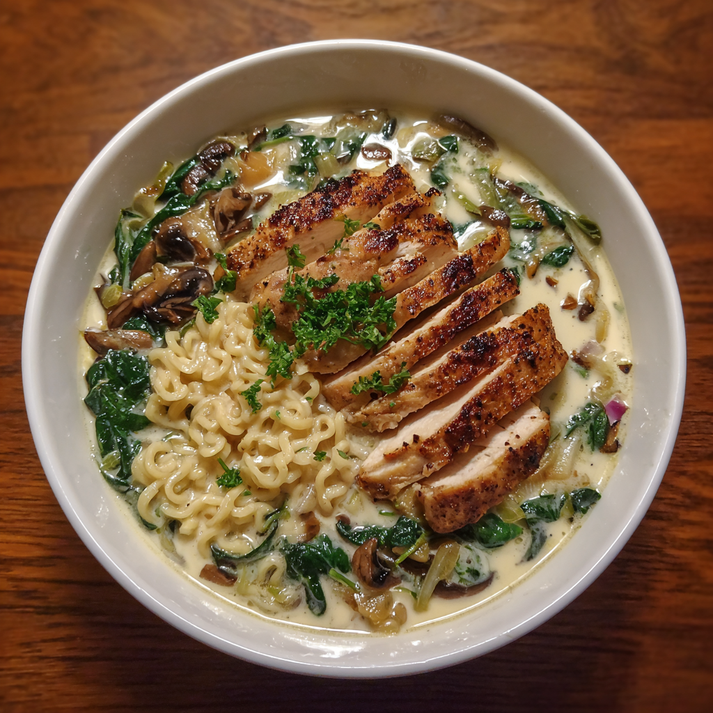 Creamy Marry Me Chicken Ramen