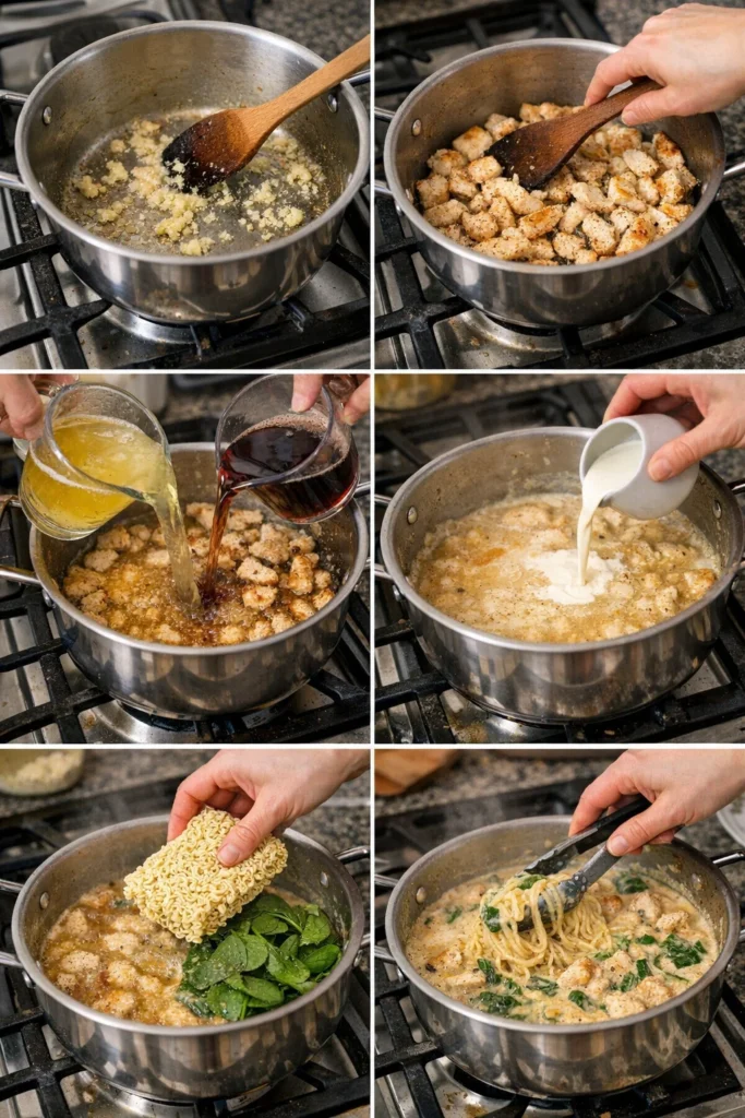 Creamy Marry Me Chicken Ramen