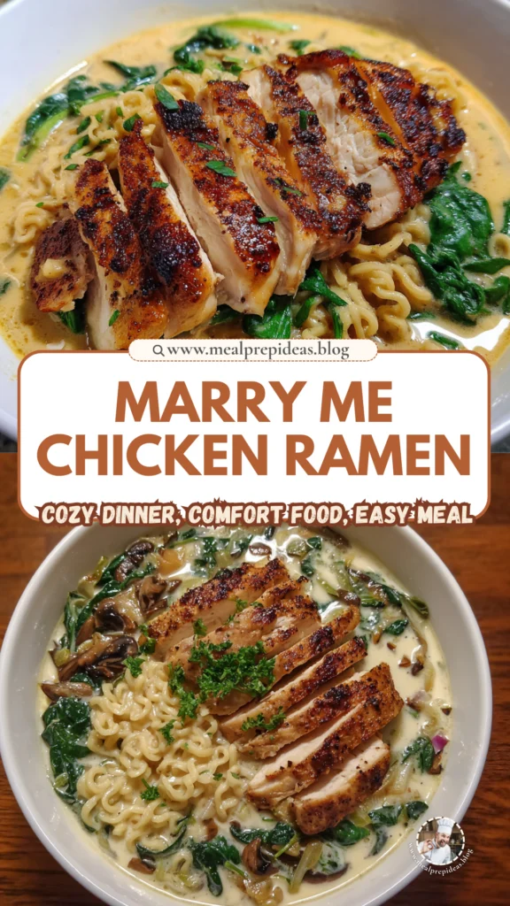 Creamy Marry Me Chicken Ramen