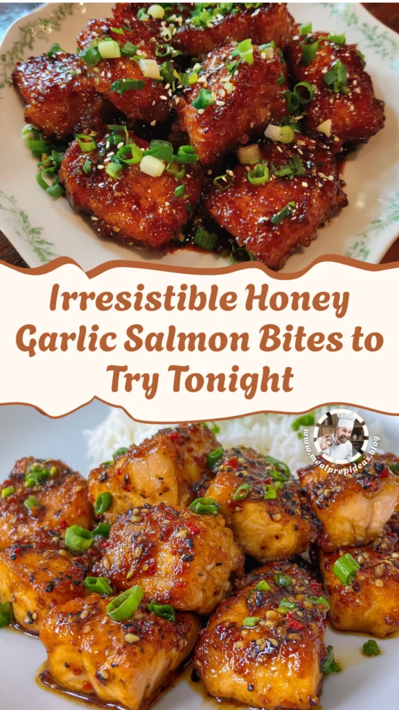 Crispy Honey Garlic Salmon Bites
