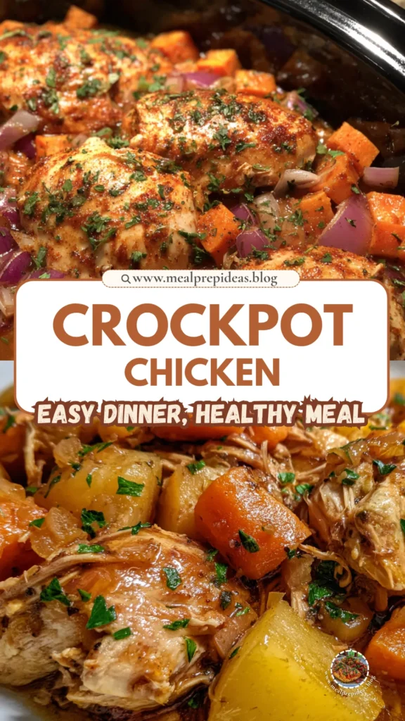 Crockpot Chicken and Sweet Potatoes