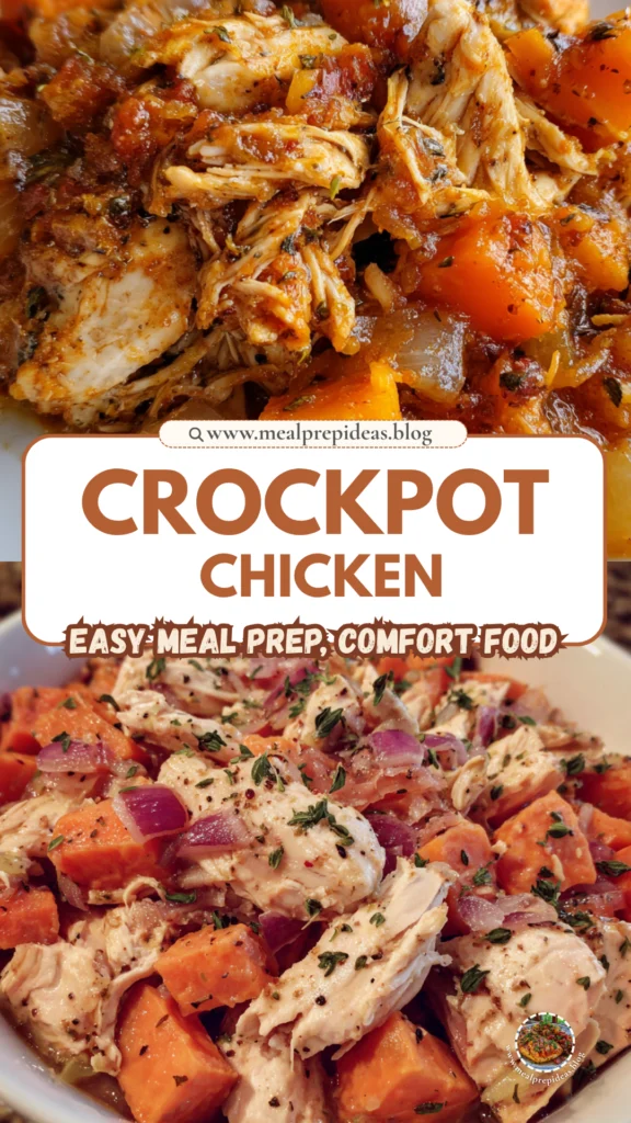 Crockpot Chicken and Sweet Potatoes