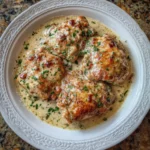Crockpot Garlic Parmesan Chicken Thighs