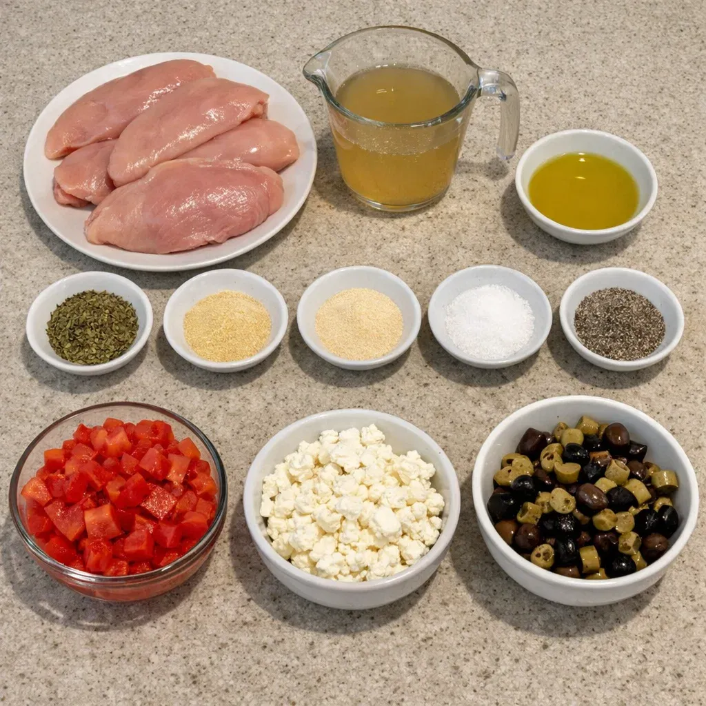 Crockpot Greek Chicken