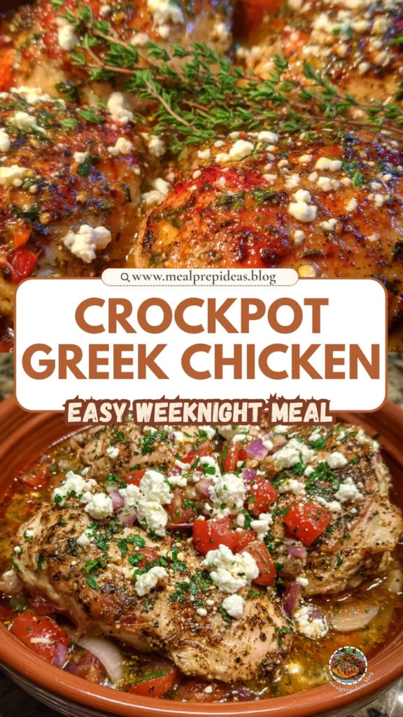 Crockpot Greek Chicken